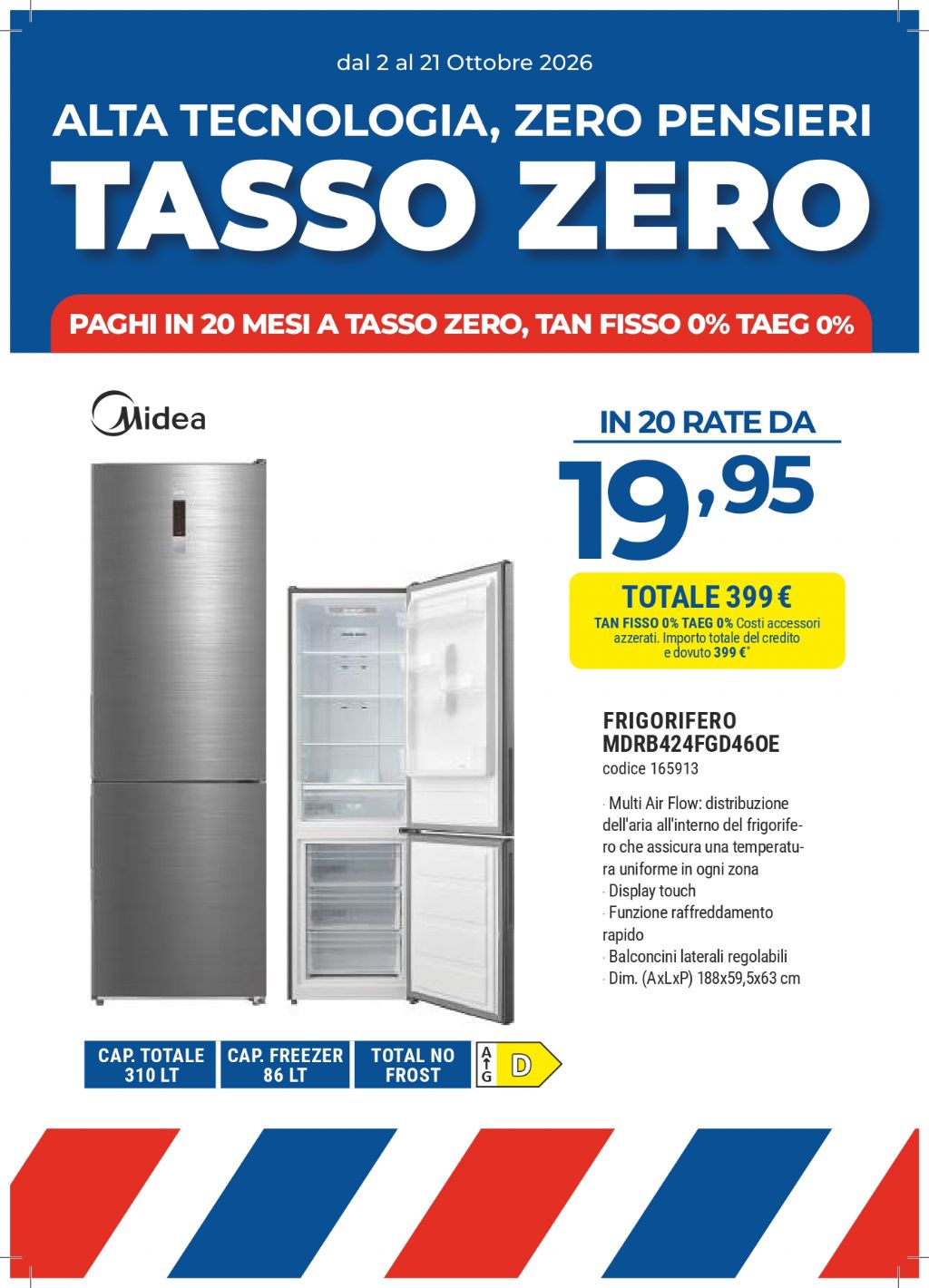 FRIGO MIDEA MDRB424FGD46OE